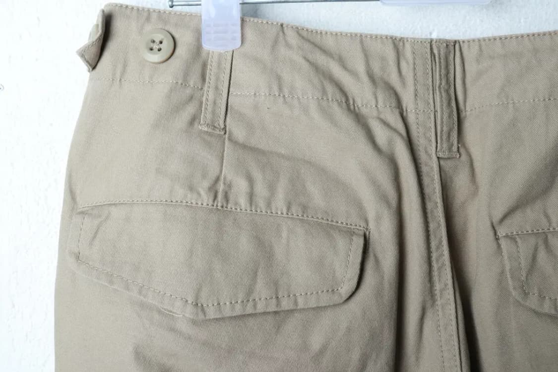 (M) 무신사 스탠다드 면바지 팬츠 베이지 시티보이 아메카지-2397 상품이미지5