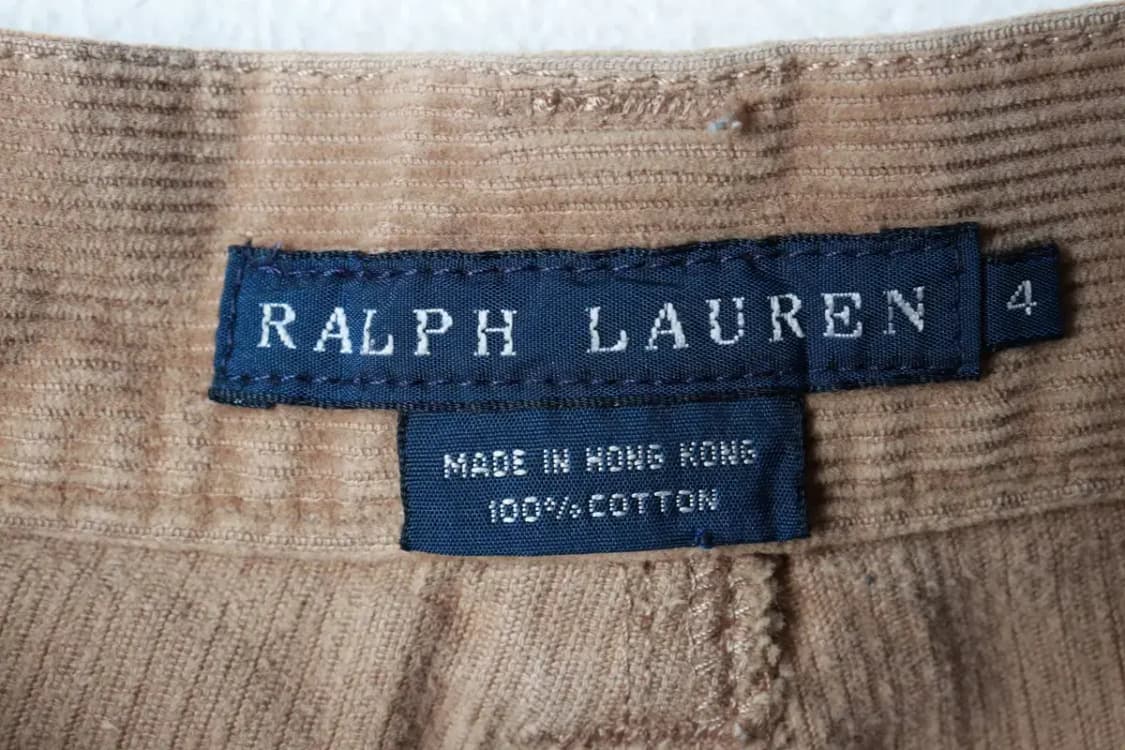 W(L) 폴로 랄프로렌 면바지 팬츠 일자핏 코듀로이 브라운-239B 상품이미지6