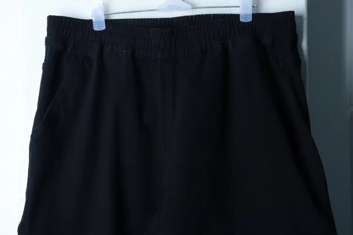 (L) 엑스톤즈 면바지 팬츠 카고 밴딩 블랙 스트릿-239D 상품이미지3