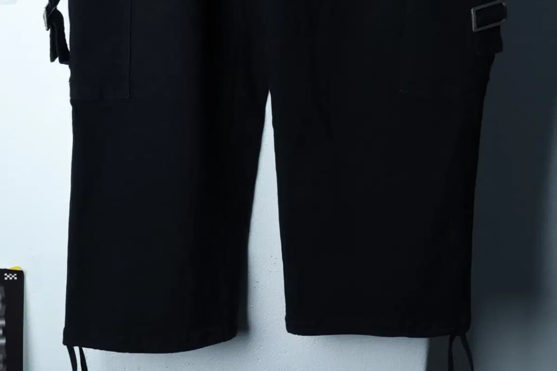 (L) 엑스톤즈 면바지 팬츠 카고 밴딩 블랙 스트릿-239D 상품이미지4
