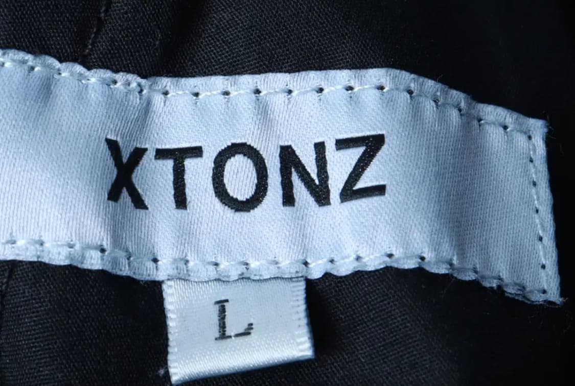 (L) 엑스톤즈 면바지 팬츠 카고 밴딩 블랙 스트릿-239D 상품이미지7