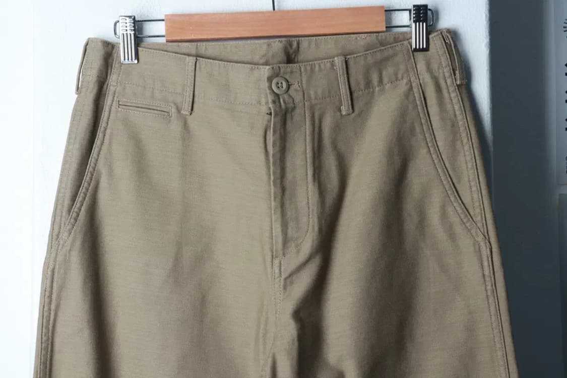 (M-L) 무신사 스탠다드 면바지 팬츠 베이지 일자핏 아메카지-23A0 상품이미지3