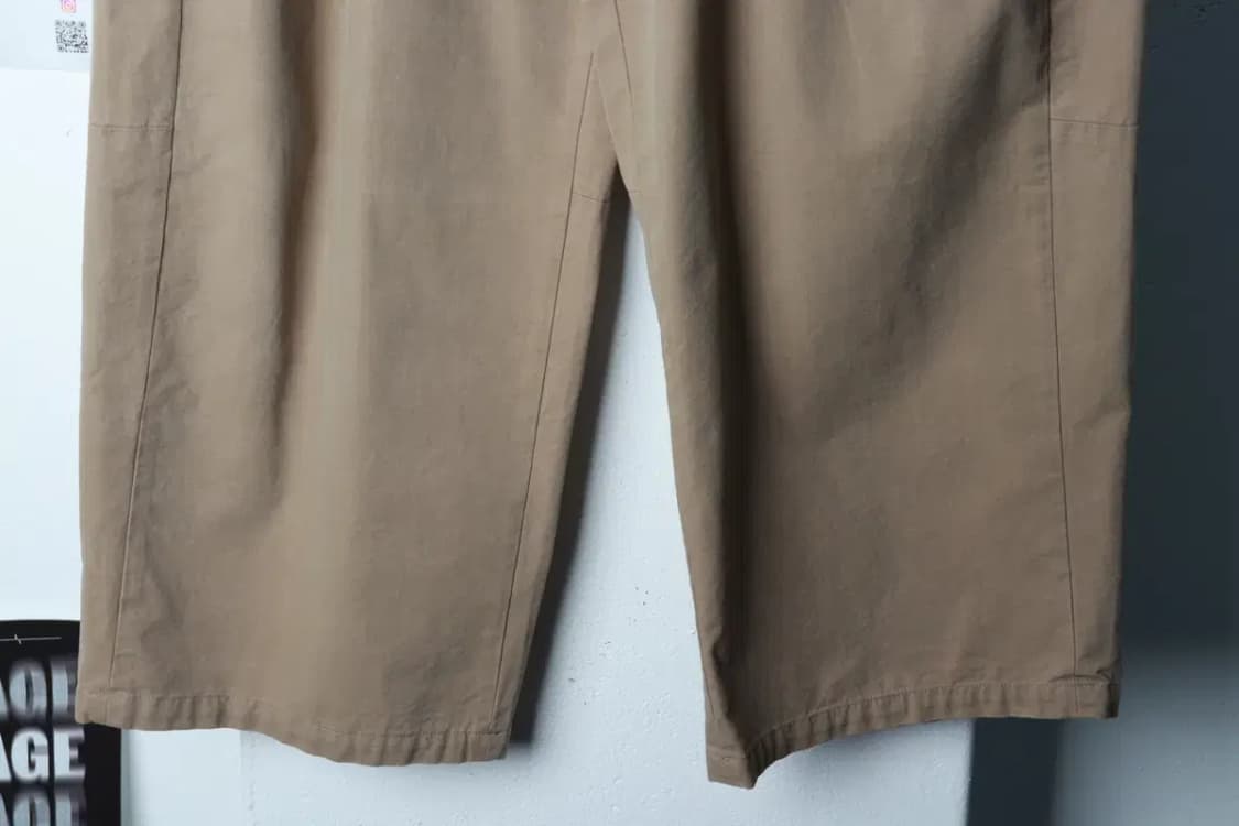 (L-XL) 해칭룸 면바지 팬츠 와이드핏 브라운 한정판-23A2 상품이미지4