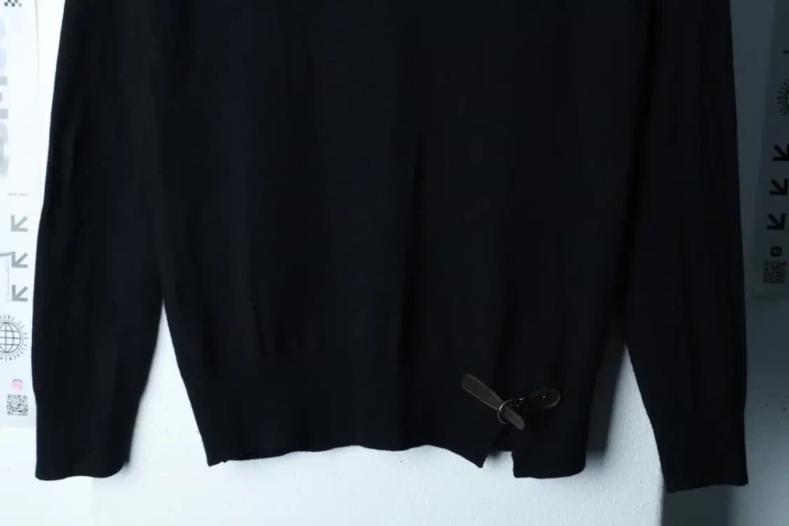 W(M) 헤지스 니트 목폴라 블랙 울 유니크-16BD2 상품이미지4