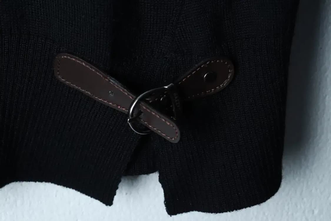 W(M) 헤지스 니트 목폴라 블랙 울 유니크-16BD2 상품이미지7