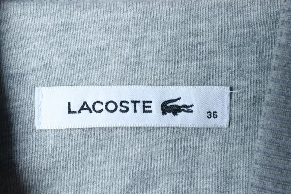 W(L) 라코스테 집업 바람막이 점퍼자켓 스타디움 그레이 면-16BDB 상품이미지6