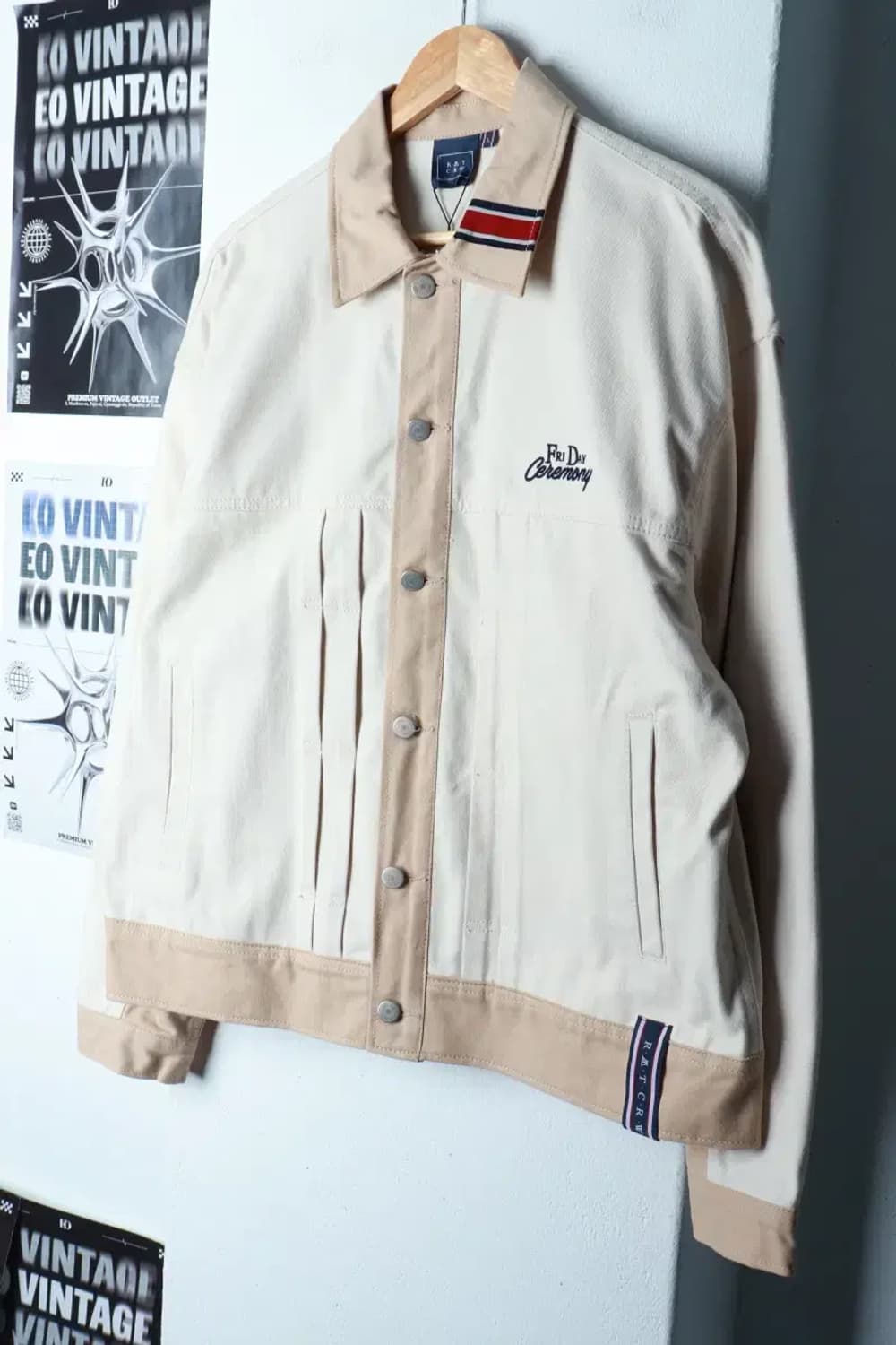 (L-XL) 로맨틱크라운 집업 바람막이 점퍼자켓 새상품 면-16BE0 상품이미지1