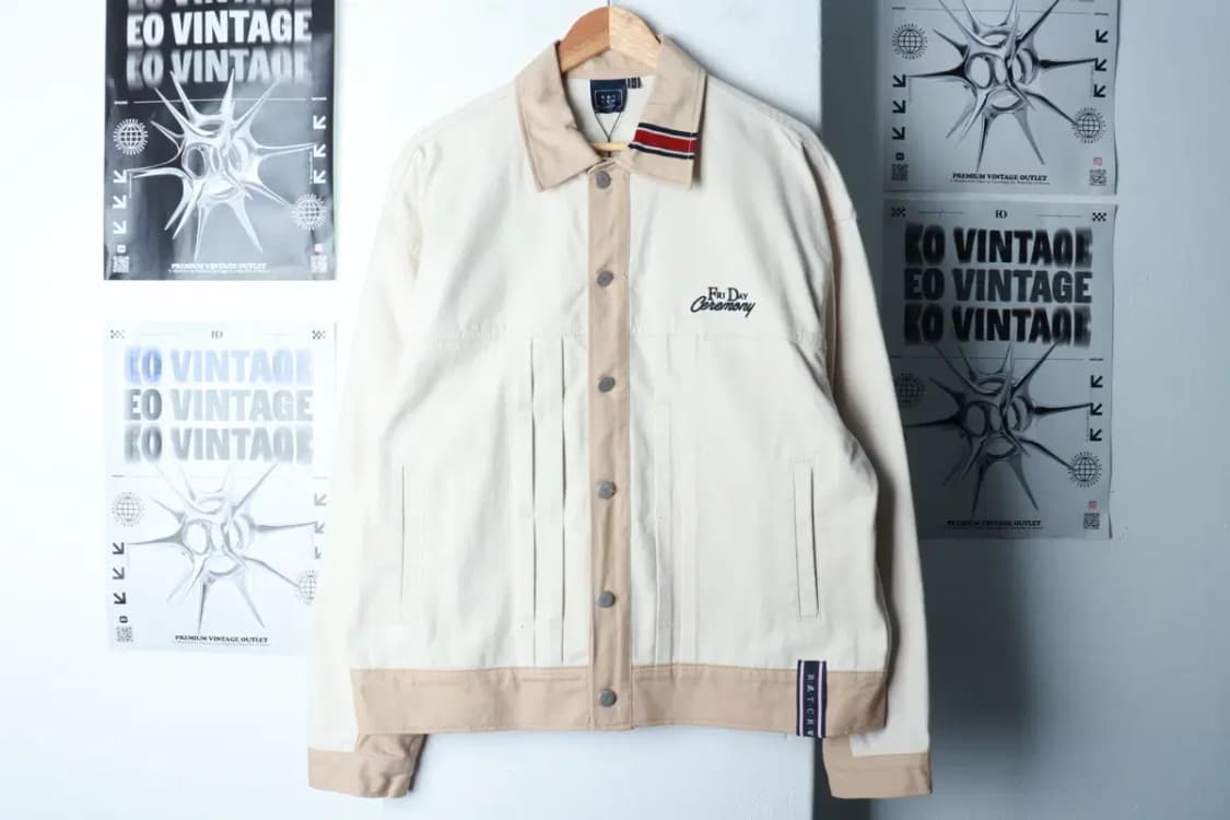 (L-XL) 로맨틱크라운 집업 바람막이 점퍼자켓 새상품 면-16BE0 상품이미지3