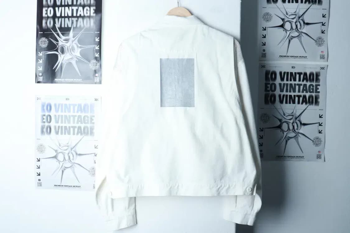 (L) 예스아이씨 집업 바람막이 점퍼자켓 트러커 화이트 스트릿-16BE2 상품이미지6