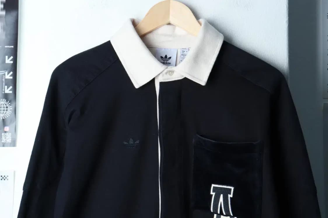 (S-M) 아디다스 카라 긴팔티셔츠 안티 유니버시티 럭비-16BE4 상품이미지3