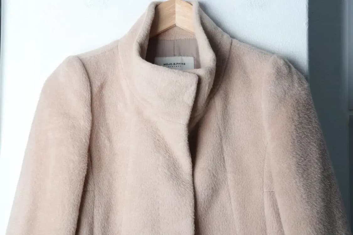 W(S-M) 모죠에스핀 코트자켓 베이지 울 부들 따뜻-16BE6 상품이미지3