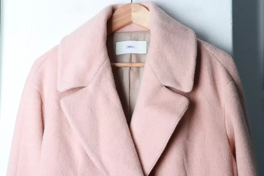 W(S-M) 듀엘 코트자켓 싱글 앙고라 핑크 딸기우유-16BE8 상품이미지3