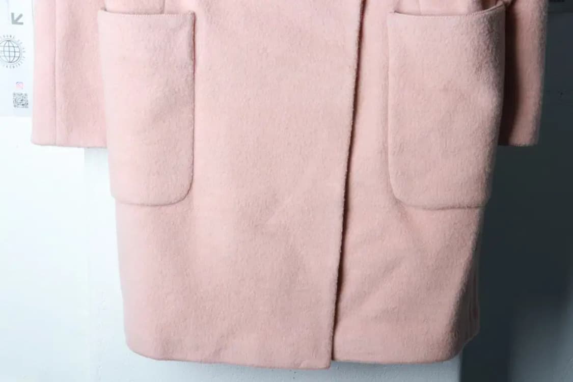 W(S-M) 듀엘 코트자켓 싱글 앙고라 핑크 딸기우유-16BE8 상품이미지4