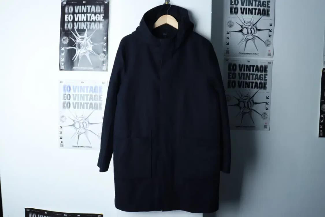 (L) 코스 코트자켓 후드 그레이 울 키치-16BE9 상품이미지2