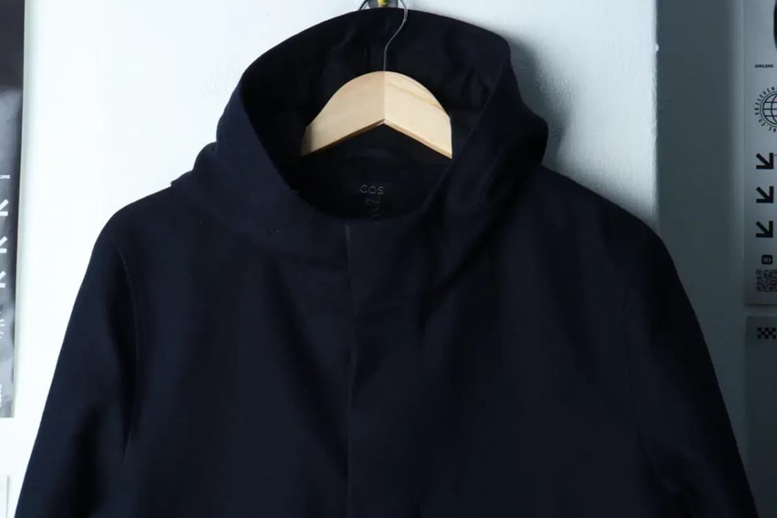 (L) 코스 코트자켓 후드 그레이 울 키치-16BE9 상품이미지3