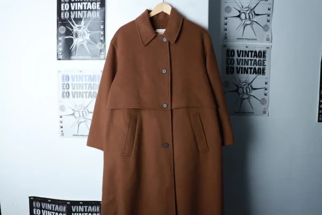 W(M) 톰보이 코트자켓 발마칸 브라운 울-16BEC 상품이미지2