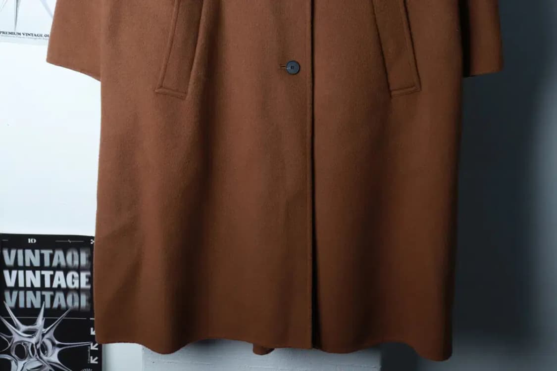W(M) 톰보이 코트자켓 발마칸 브라운 울-16BEC 상품이미지4