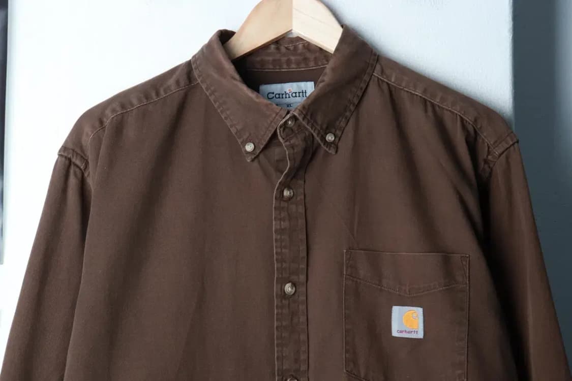 (XL-2XL) 칼하트 셔츠 남방 빅사이즈 브라운 아메카지-16BED 상품이미지3