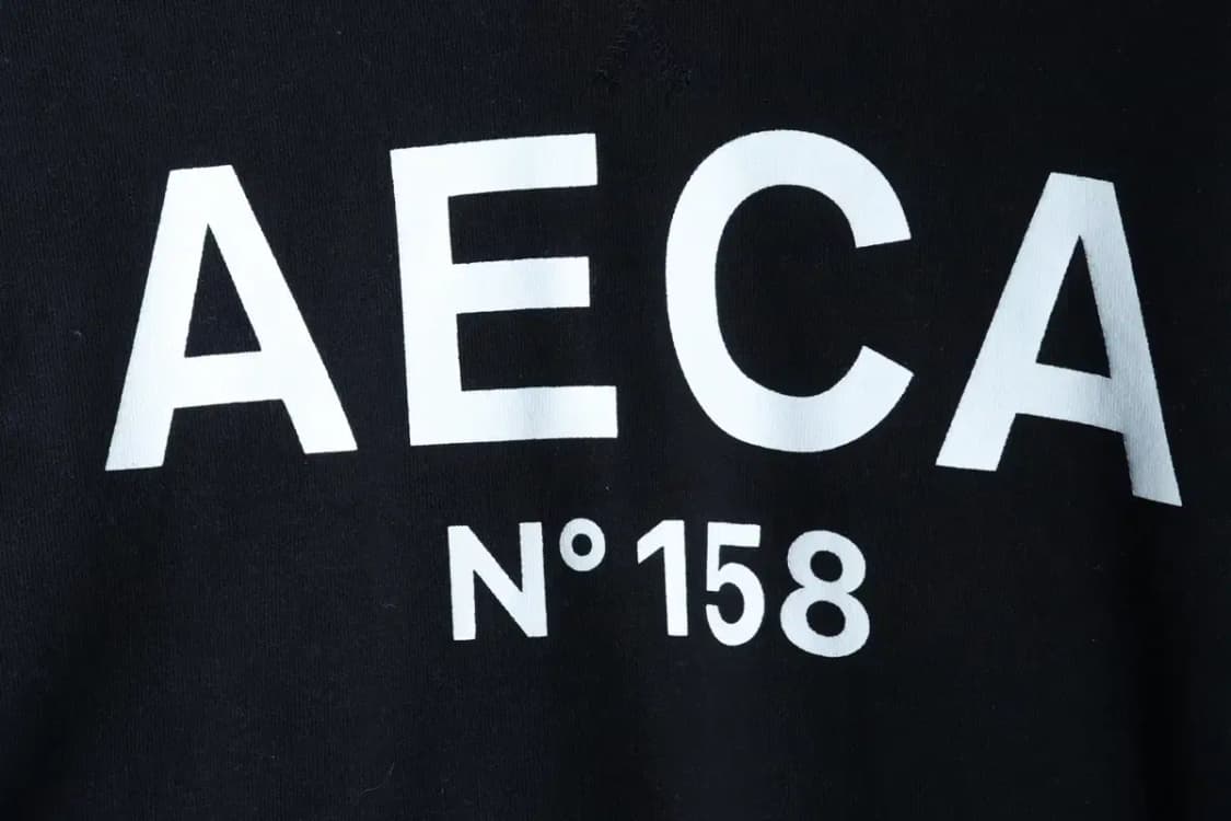 (L-XL) 에이카화이트 후드티셔츠 빅로고 블랙 올드스쿨-16BF0 상품이미지5