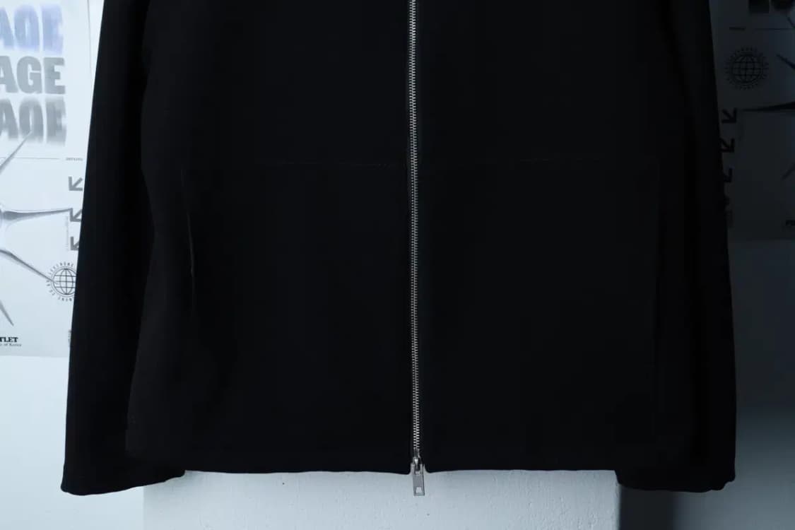 (L-XL) 라퍼지스토어 집업 바람막이 점퍼자켓 블루종 블랙-16BF4 상품이미지4