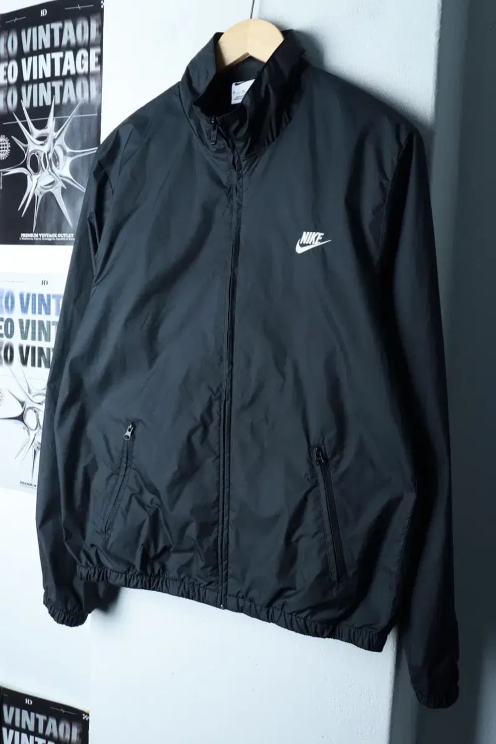 (M-L) 나이키 집업 바람막이 점퍼자켓 빅스우시 블랙-16BF5 상품이미지1
