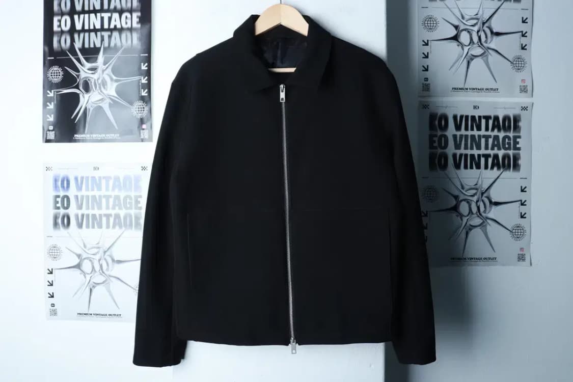 (S) 라퍼지스토어 집업 바람막이 점퍼자켓 블루종 투웨이 블랙-16BF6 상품이미지2