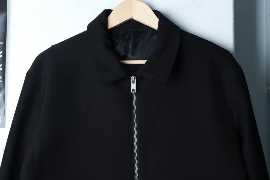 (S) 라퍼지스토어 집업 바람막이 점퍼자켓 블루종 투웨이 블랙-16BF6 상품이미지3