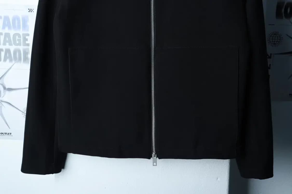 (S) 라퍼지스토어 집업 바람막이 점퍼자켓 블루종 투웨이 블랙-16BF6 상품이미지4