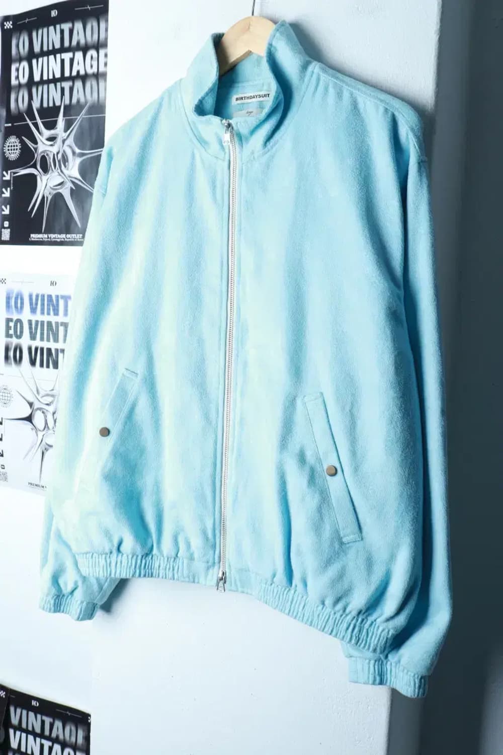 (L-XL) 벌스데이수트 집업 바람막이 점퍼자켓 단종 블루종-16BF7 상품이미지1