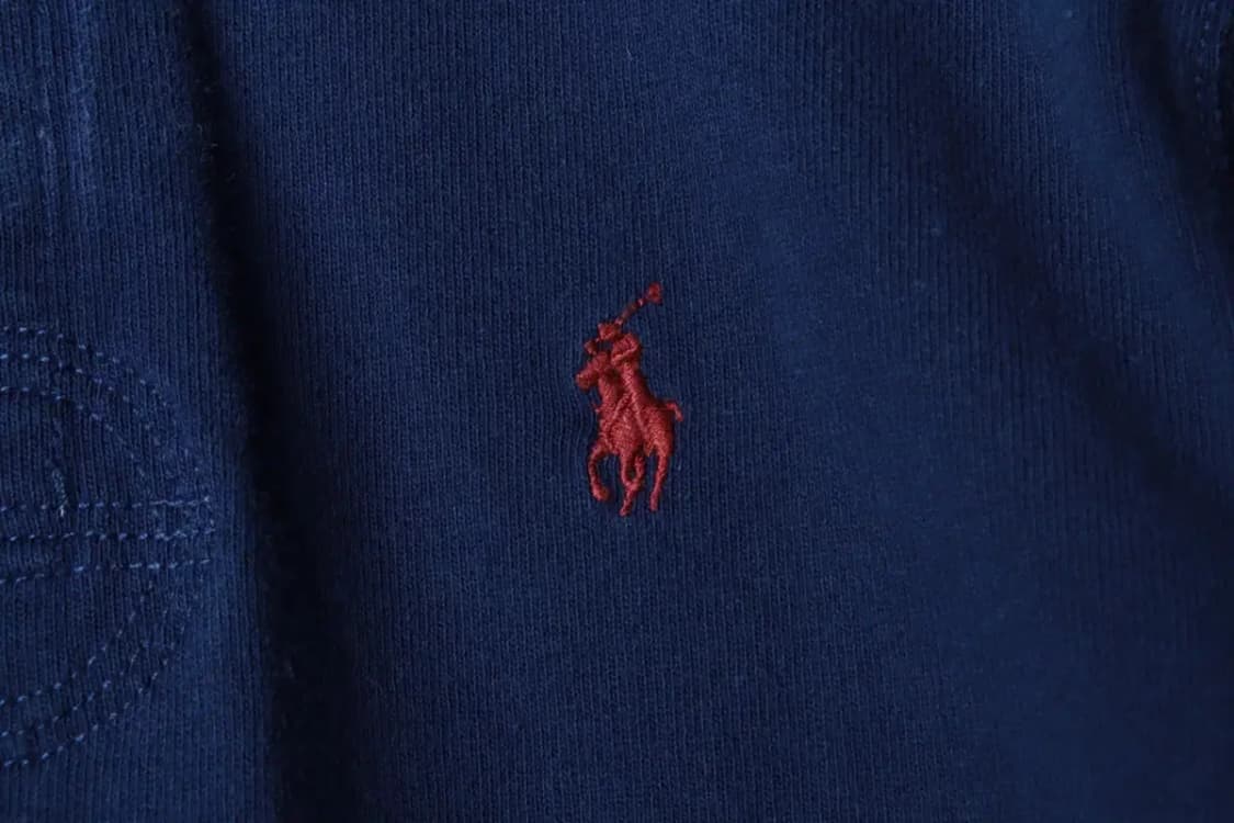 (S-M) 폴로 랄프로렌 카라 긴팔티셔츠 럭비 네이비 포니-16BF9 상품이미지5