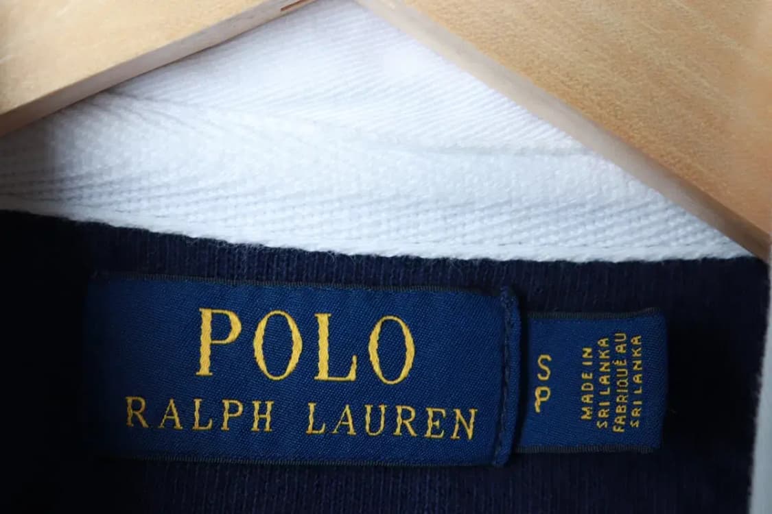 (S-M) 폴로 랄프로렌 카라 긴팔티셔츠 럭비 네이비 포니-16BF9 상품이미지6