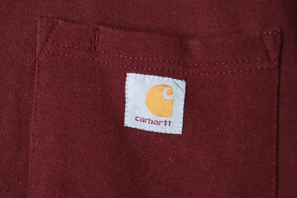 (XL-2XL) 칼하트 긴팔티셔츠 빅사이즈 포켓 버건디-16BFA 상품이미지5