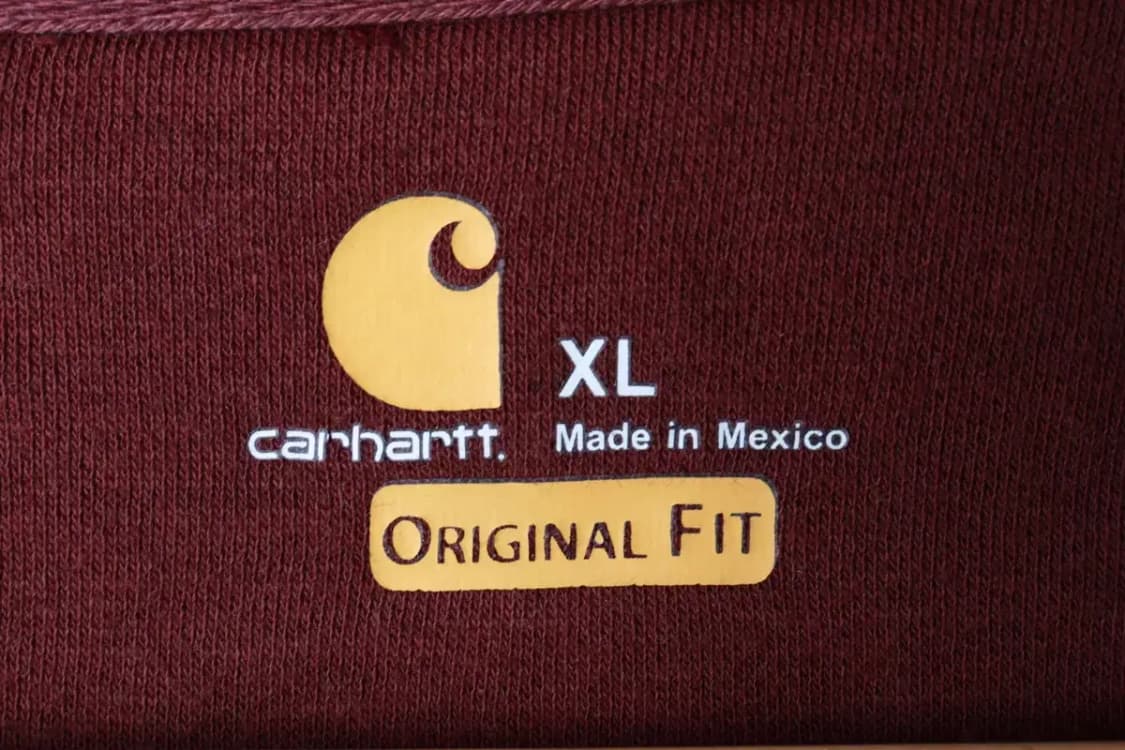 (XL-2XL) 칼하트 긴팔티셔츠 빅사이즈 포켓 버건디-16BFA 상품이미지6