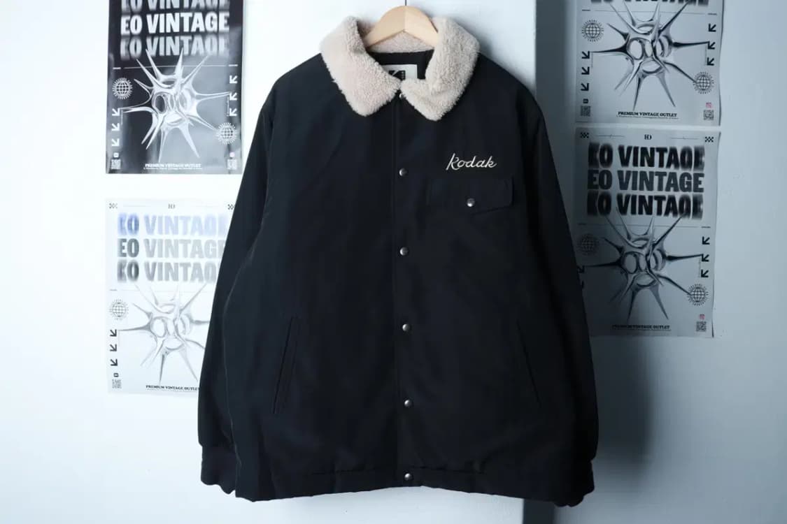 (L-XL) 코닥 패딩 점퍼자켓 쉐르파 누빔 블랙 브라우니-16C00 상품이미지2