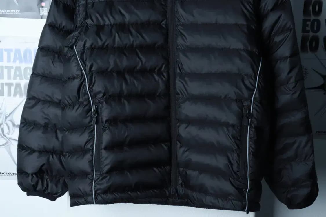 (S-M) 엠엠엘지 패딩 점퍼자켓 경량 블랙 유행 Y2K-16C07 상품이미지4