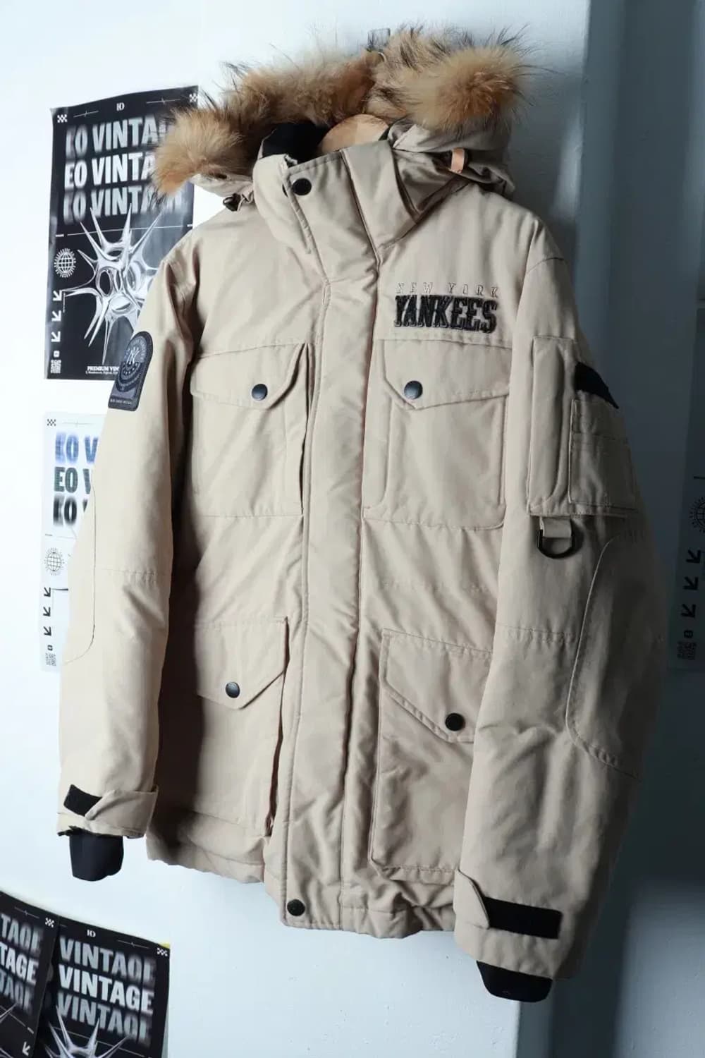 (L-XL) MLB 엠엘비 패딩 점퍼자켓 뉴욕 양키즈 야상-16C08 상품이미지1