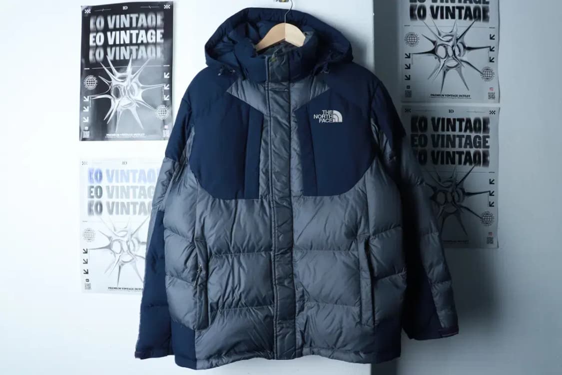 (2XL) 노스페이스 패딩 점퍼자켓 빅사이즈 구스다운 네이비-16C10 상품이미지2