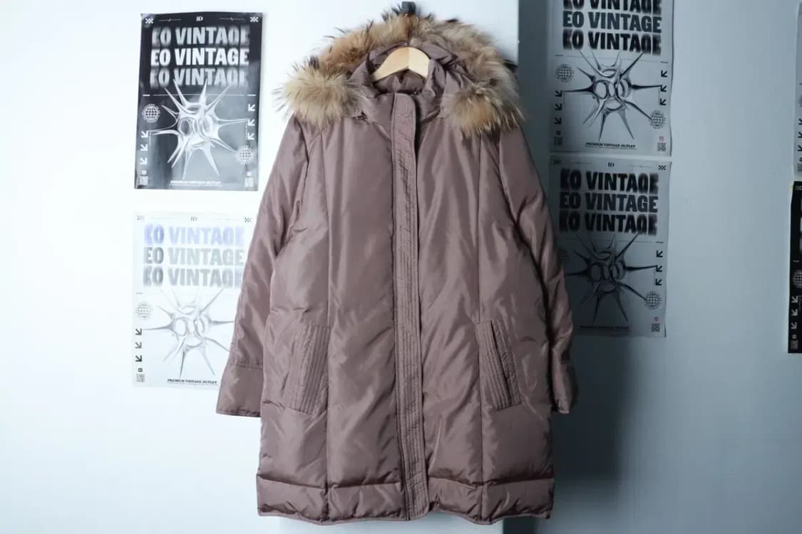 (L-XL) 닥스 패딩 점퍼자켓 골드브라운 덕다운 롱 퍼-16C12 상품이미지2