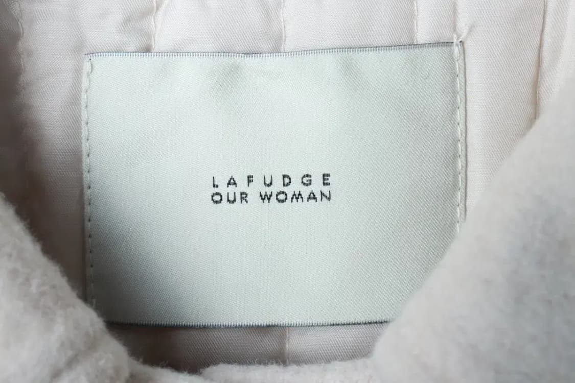 W(S-M) 라퍼지스토어 코트자켓 발마칸 아이보리 크림 울-16C14 상품이미지5