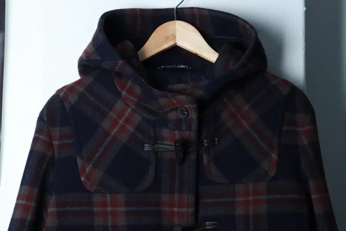 W(S-M) 타미힐피거 코트자켓 대장 떡볶이 체크 떡코 더플-16C15 상품이미지3