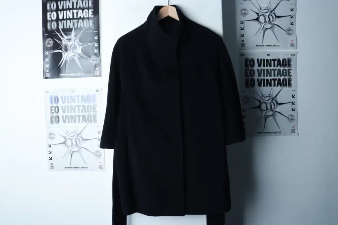 W(S-M) 지고트 코트자켓 발마칸 레이어드 캐시미어 블랙-16C16 상품이미지2