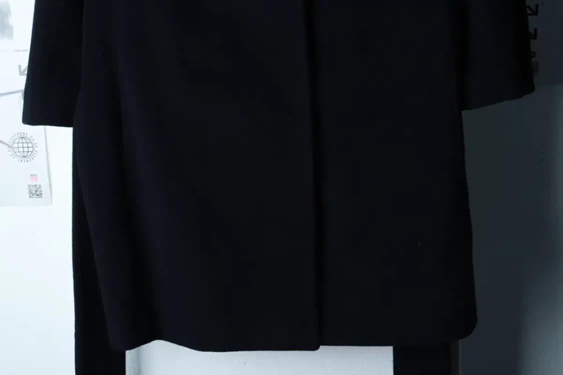 W(S-M) 지고트 코트자켓 발마칸 레이어드 캐시미어 블랙-16C16 상품이미지4