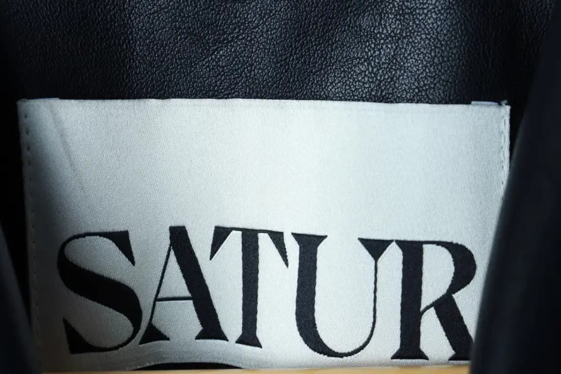 (M-L) 새터 집업 바람막이 점퍼자켓 테오 비건 레더 블랙-16C18 상품이미지6