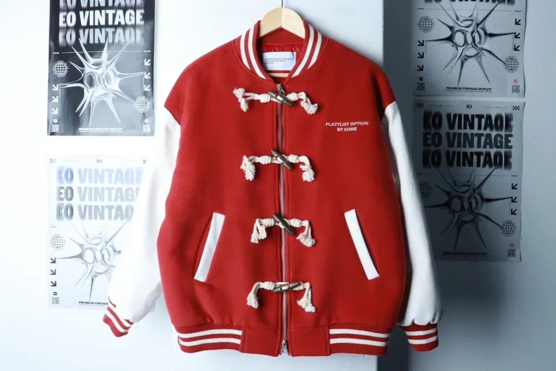 (F) 썸플레이스 집업 바람막이 점퍼자켓 Y2K 박시 바시티-16C1A 상품이미지2