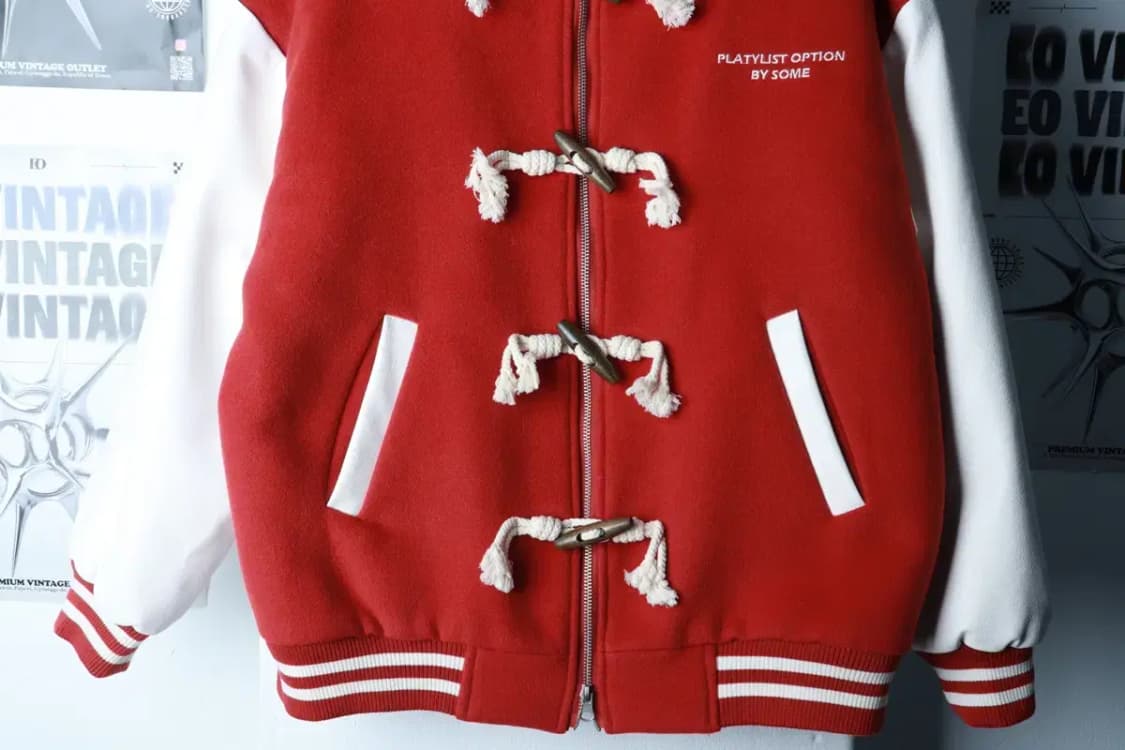 (F) 썸플레이스 집업 바람막이 점퍼자켓 Y2K 박시 바시티-16C1A 상품이미지4