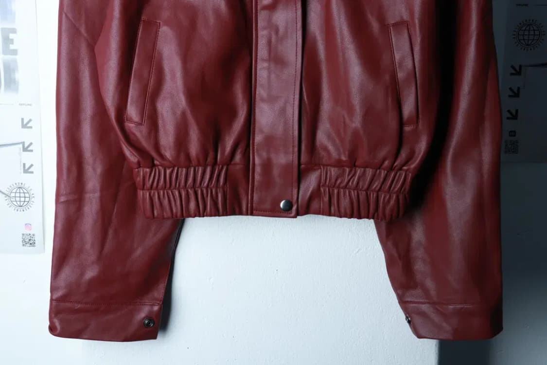 W(F) 브라운브레스 집업 바람막이 점퍼자켓 레더 세미크롭-16C1B 상품이미지4