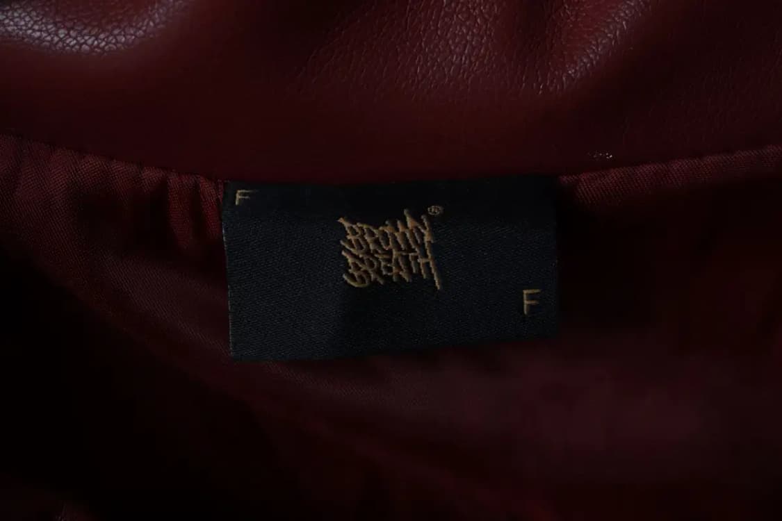 W(F) 브라운브레스 집업 바람막이 점퍼자켓 레더 세미크롭-16C1B 상품이미지5