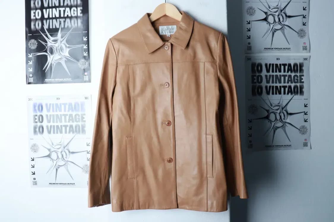 W(M-L) 제이모드 집업 바람막이 점퍼자켓 새상품 레더-16C1E 상품이미지2