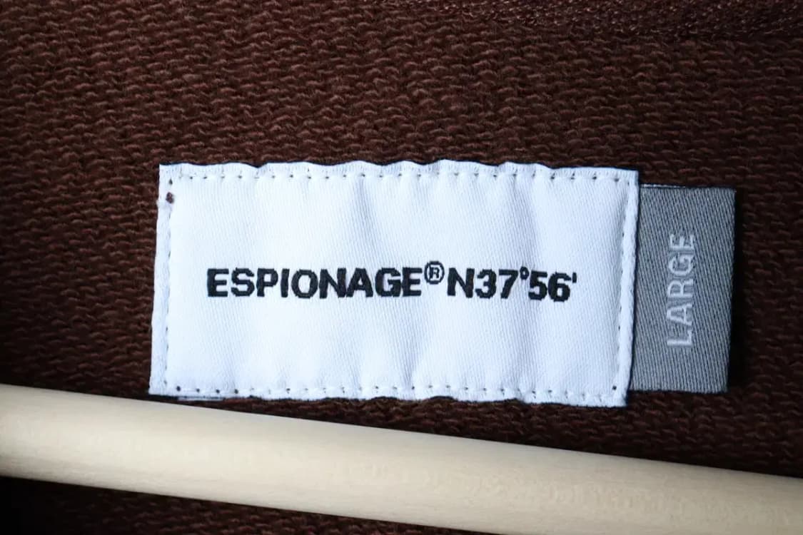 (L-XL) 에스피오나지 맨투맨 티셔츠 루즈핏 브라운 아메카지-16B67 상품이미지6