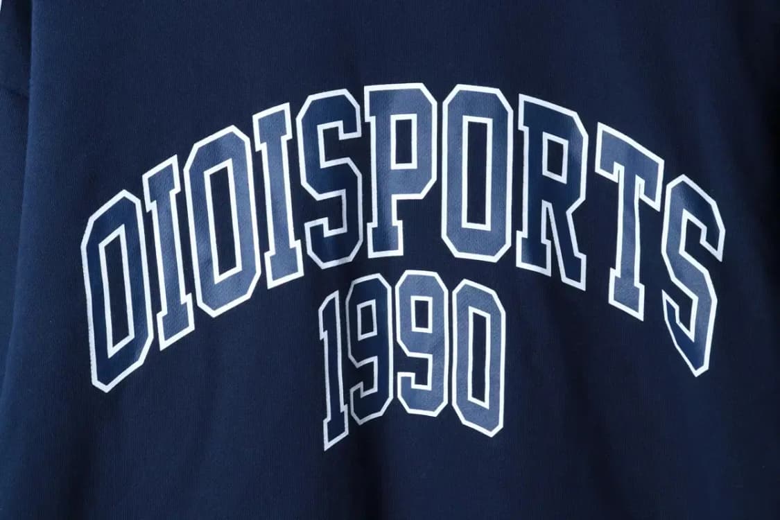 (XL-2XL) 오아이오아이 맨투맨 티셔츠 빅로고 네이비-16B68 상품이미지5